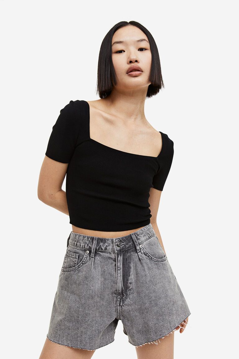 High Denim shorts