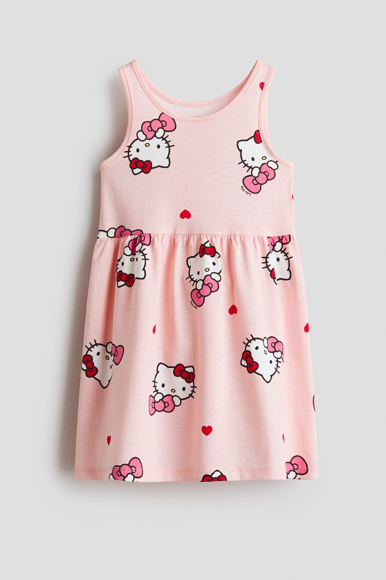 Printed cotton dress