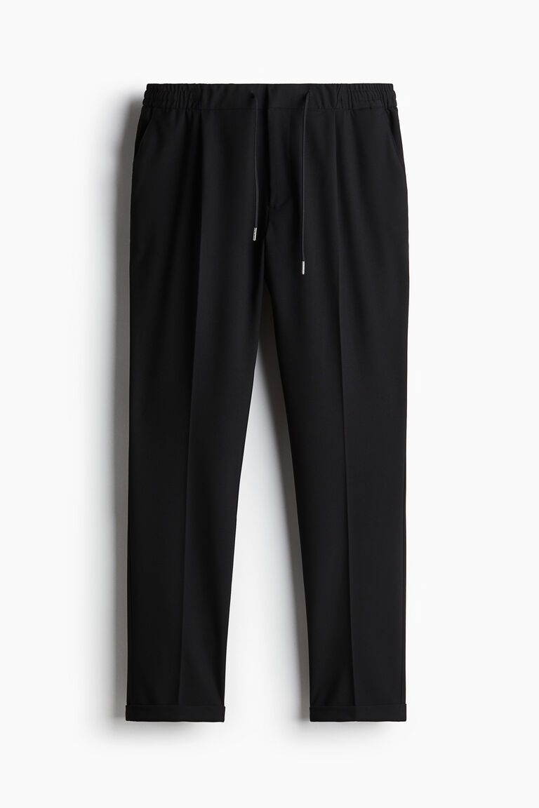 Slim Fit Crease-leg trousers