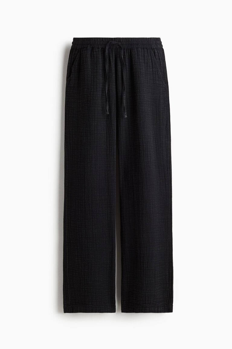 Cotton muslin trousers