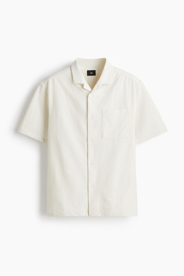 Loose Fit Textured resort shirt