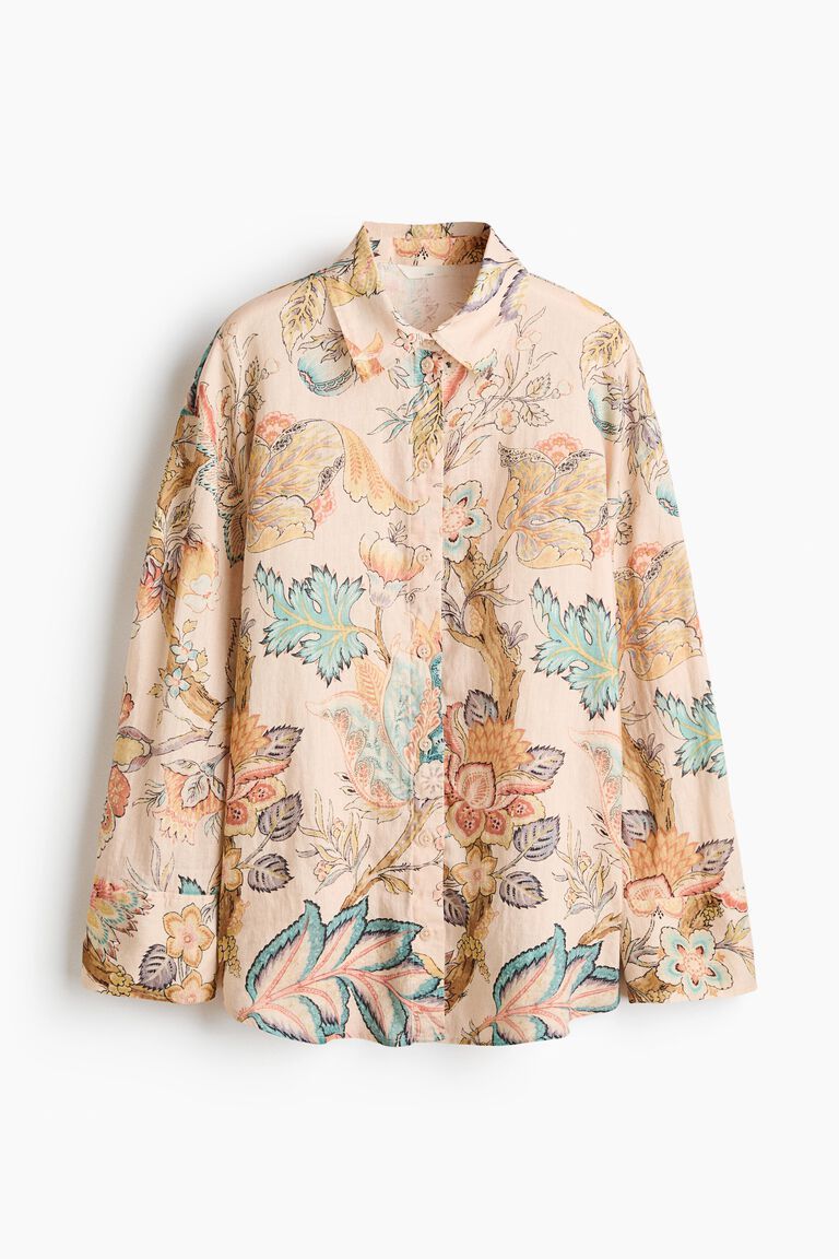 Oversized linen shirt