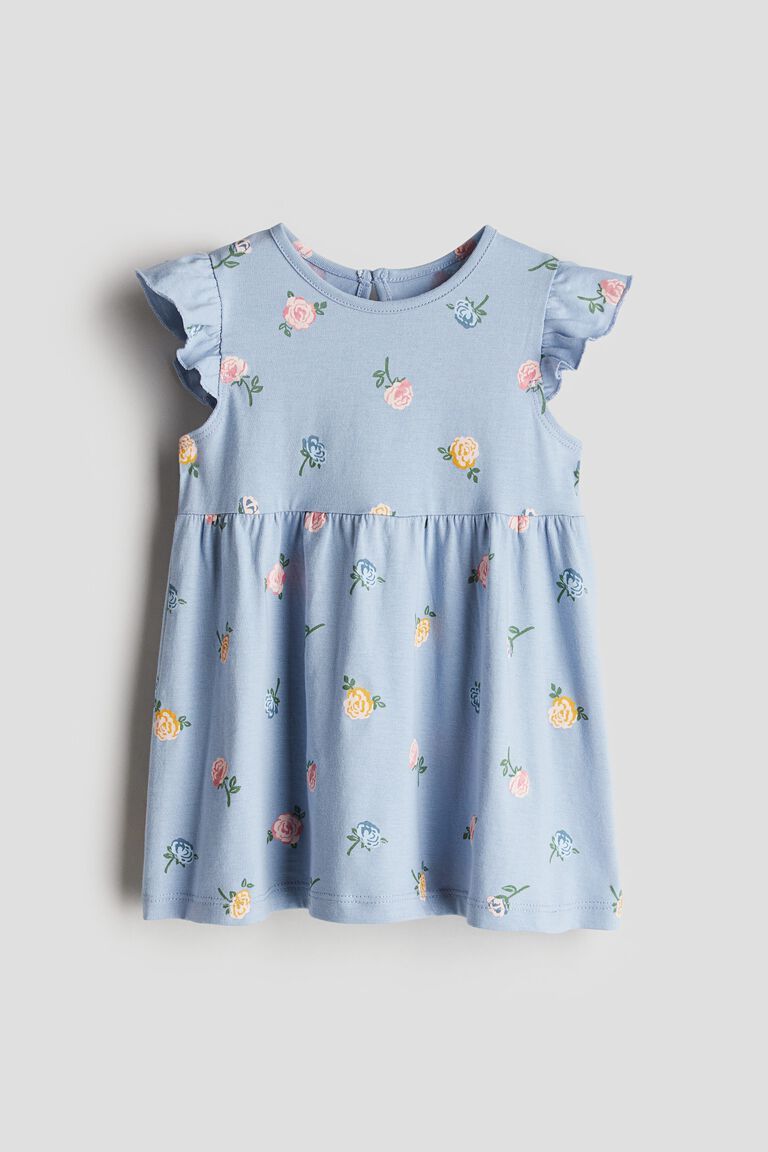 Printed cotton dress