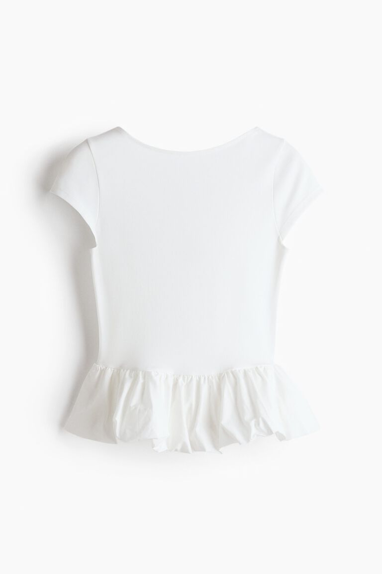 Ponte di Roma bubble-hem top