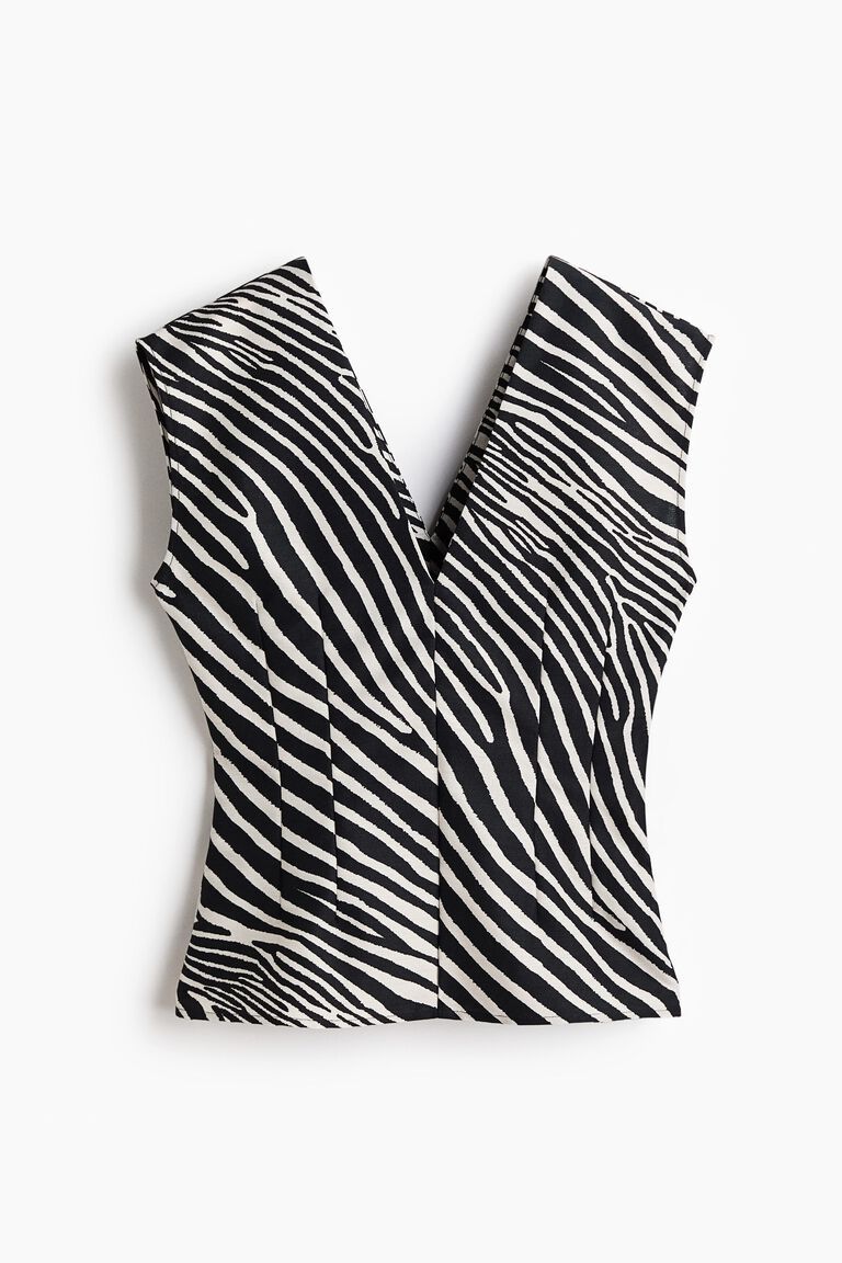 V-neck top
