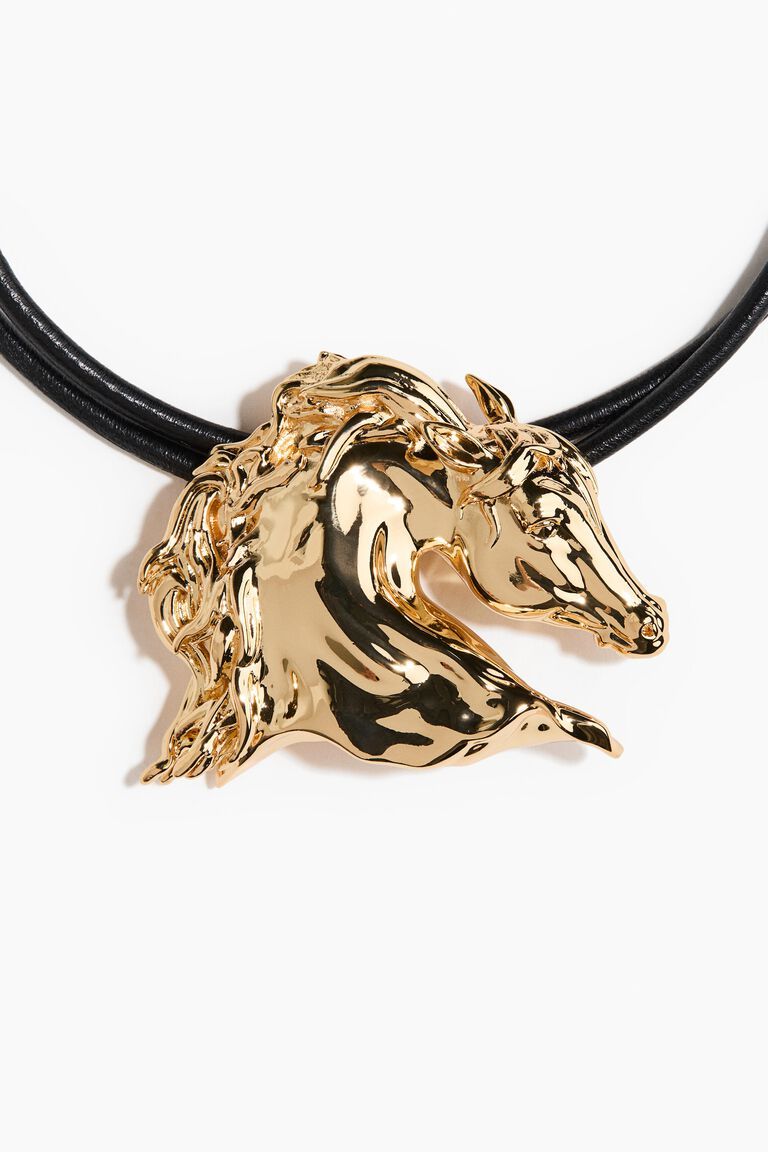 Leather cord necklace