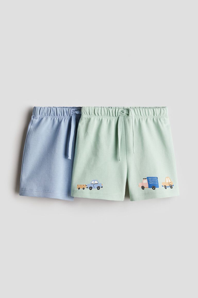2-pack cotton shorts