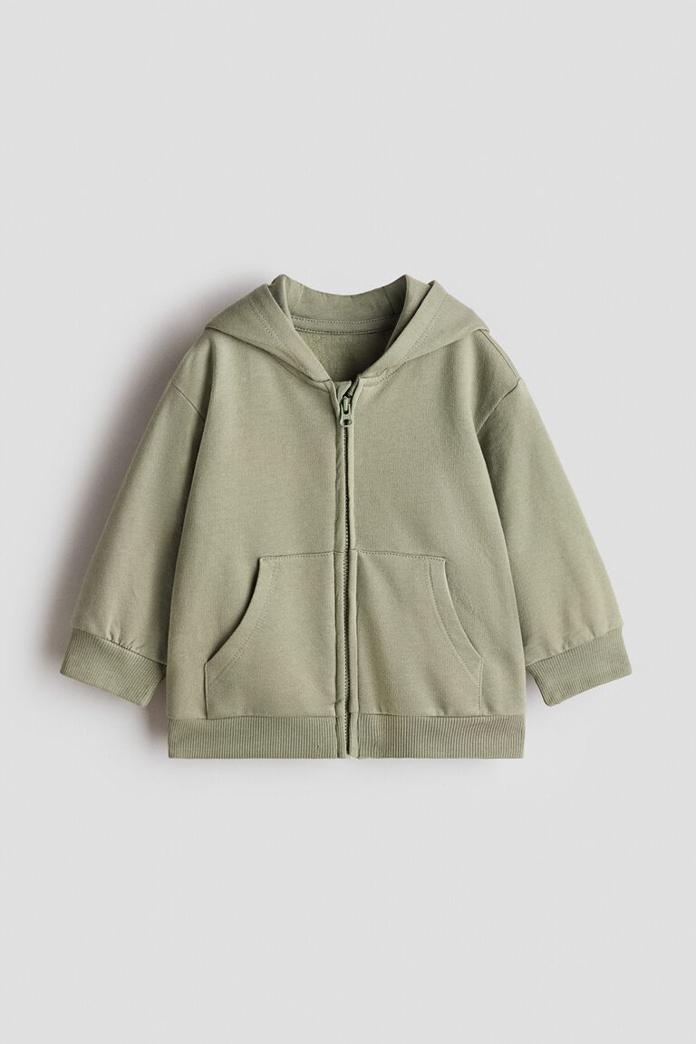 Zip-through hoodie