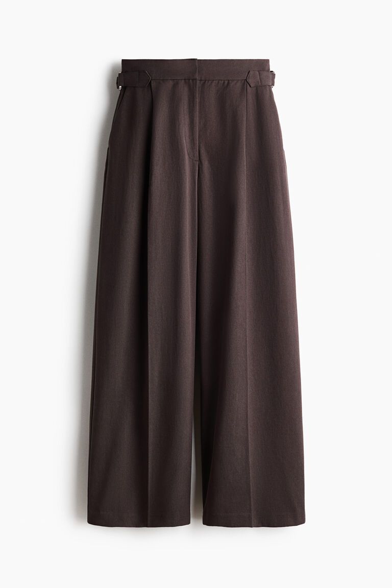 Wide tailored trousers