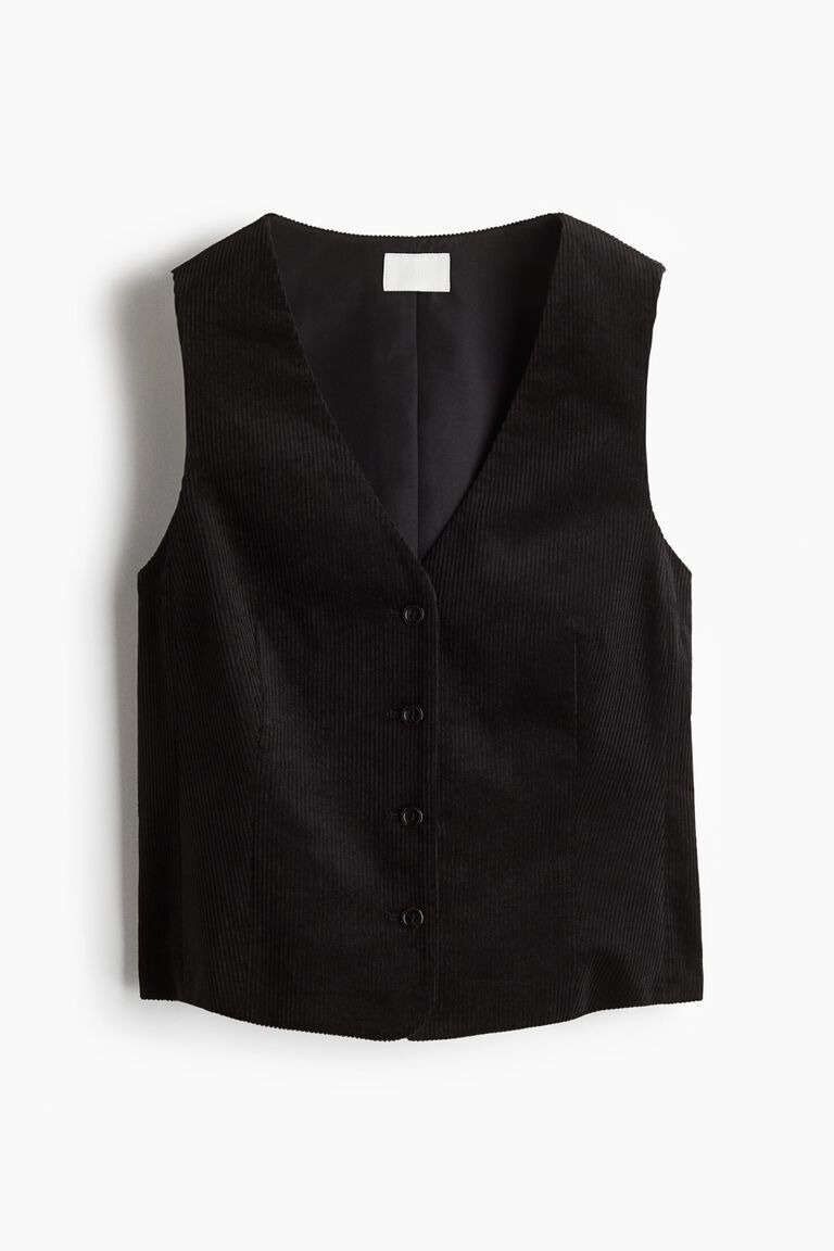V-neck waistcoat