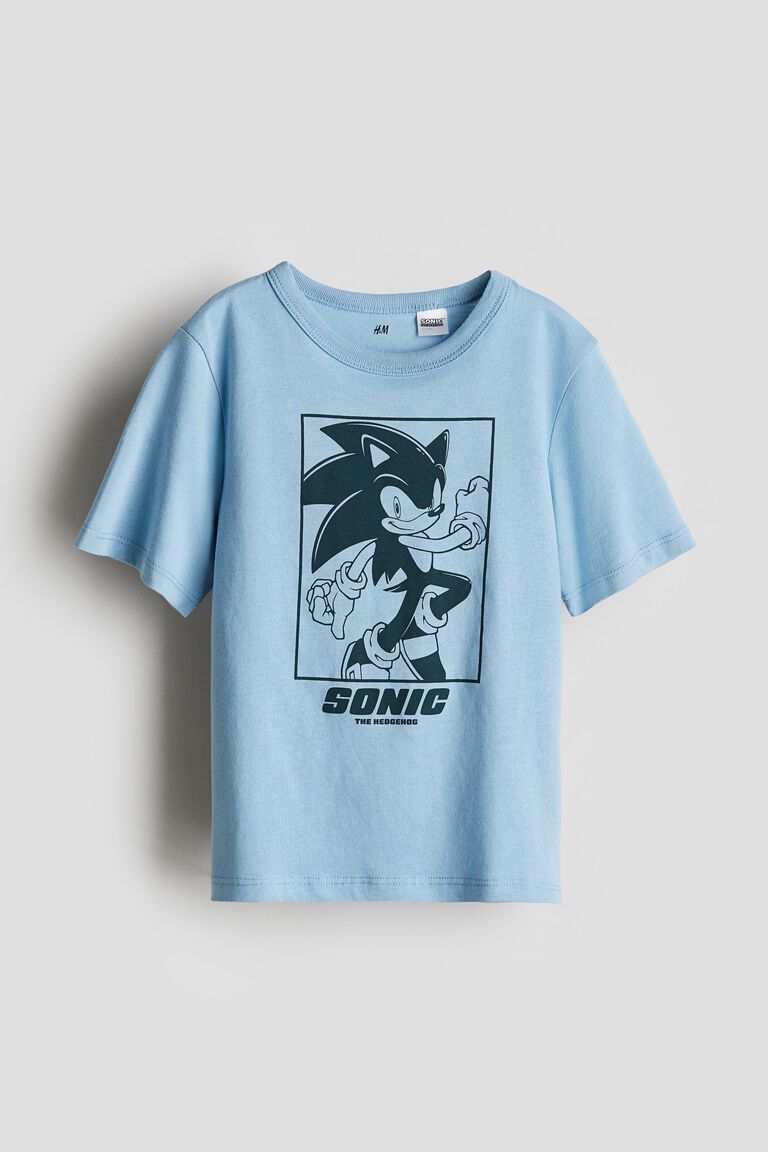 Printed cotton T-shirt