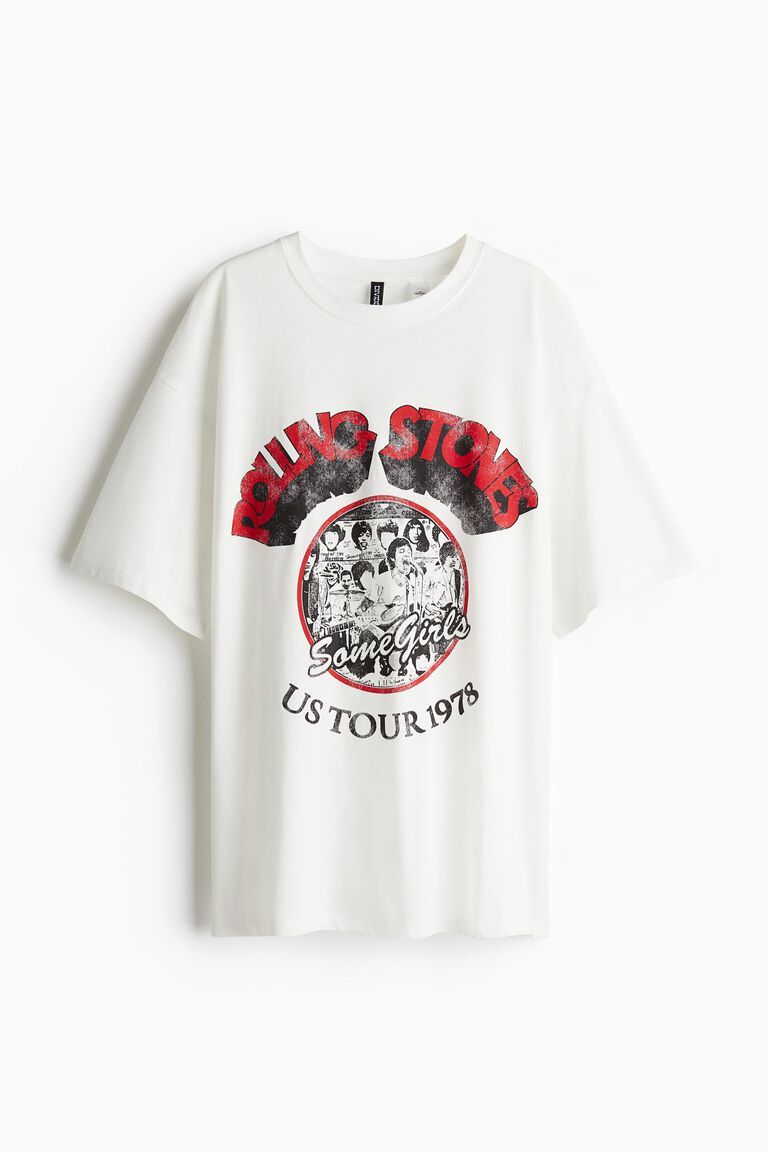 Oversized printed T-shirt