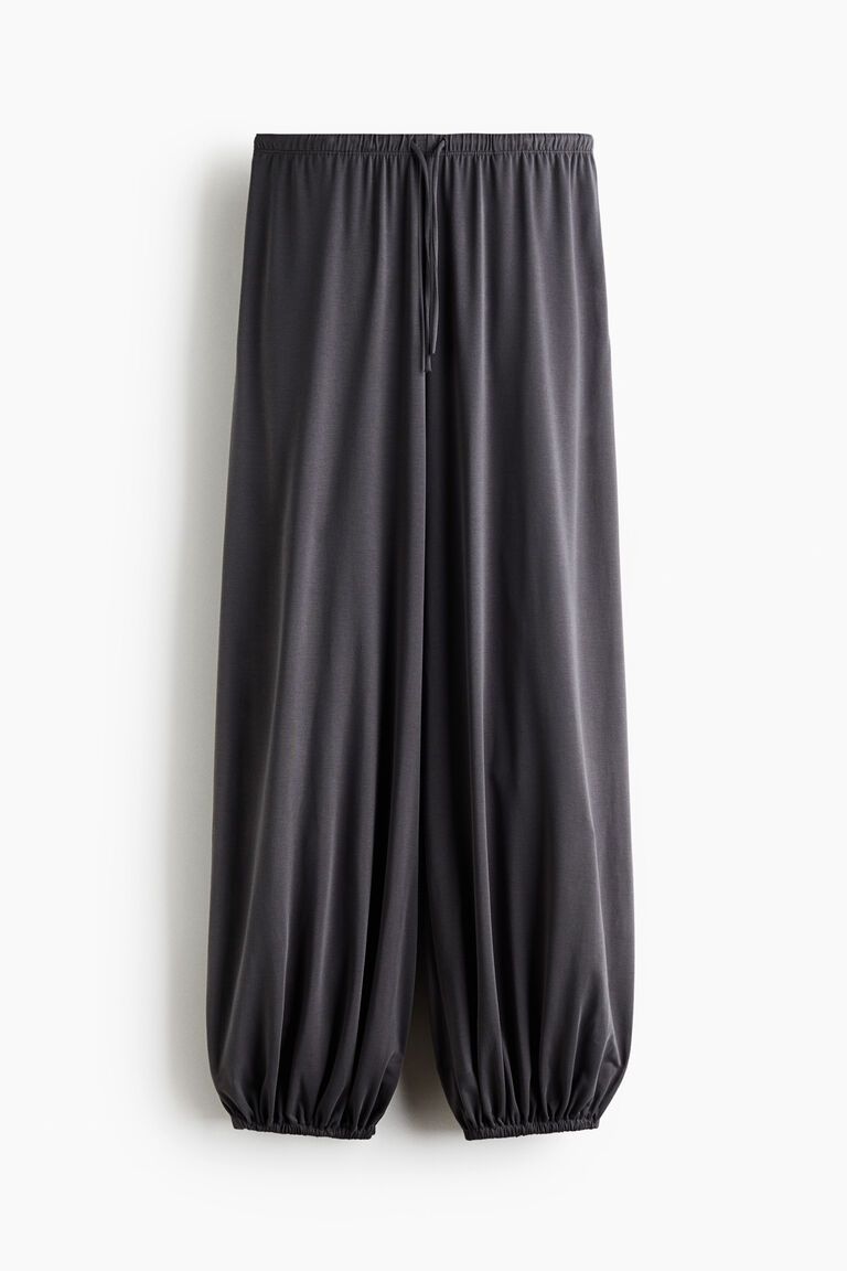 Balloon drawstring trousers