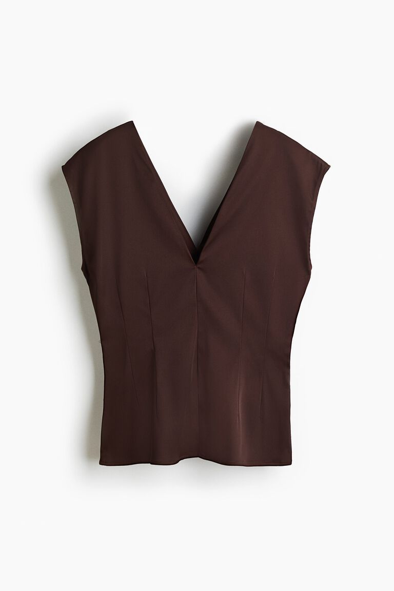 V-neck top