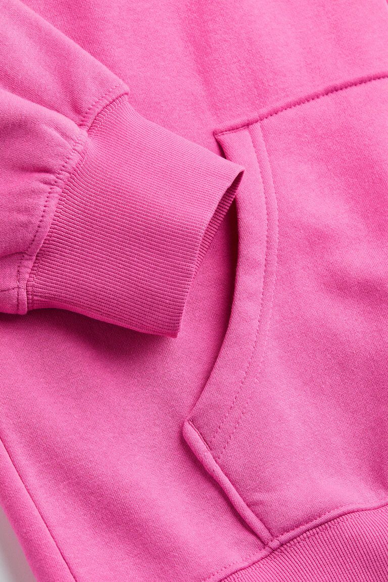 Oversized zip-through hoodie