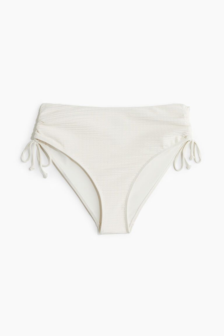 Drawstring-detail bikini bottoms