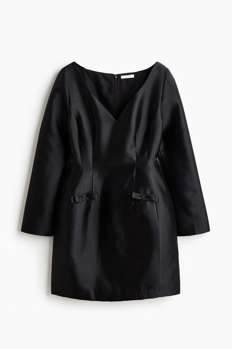 Hourglass twill dress