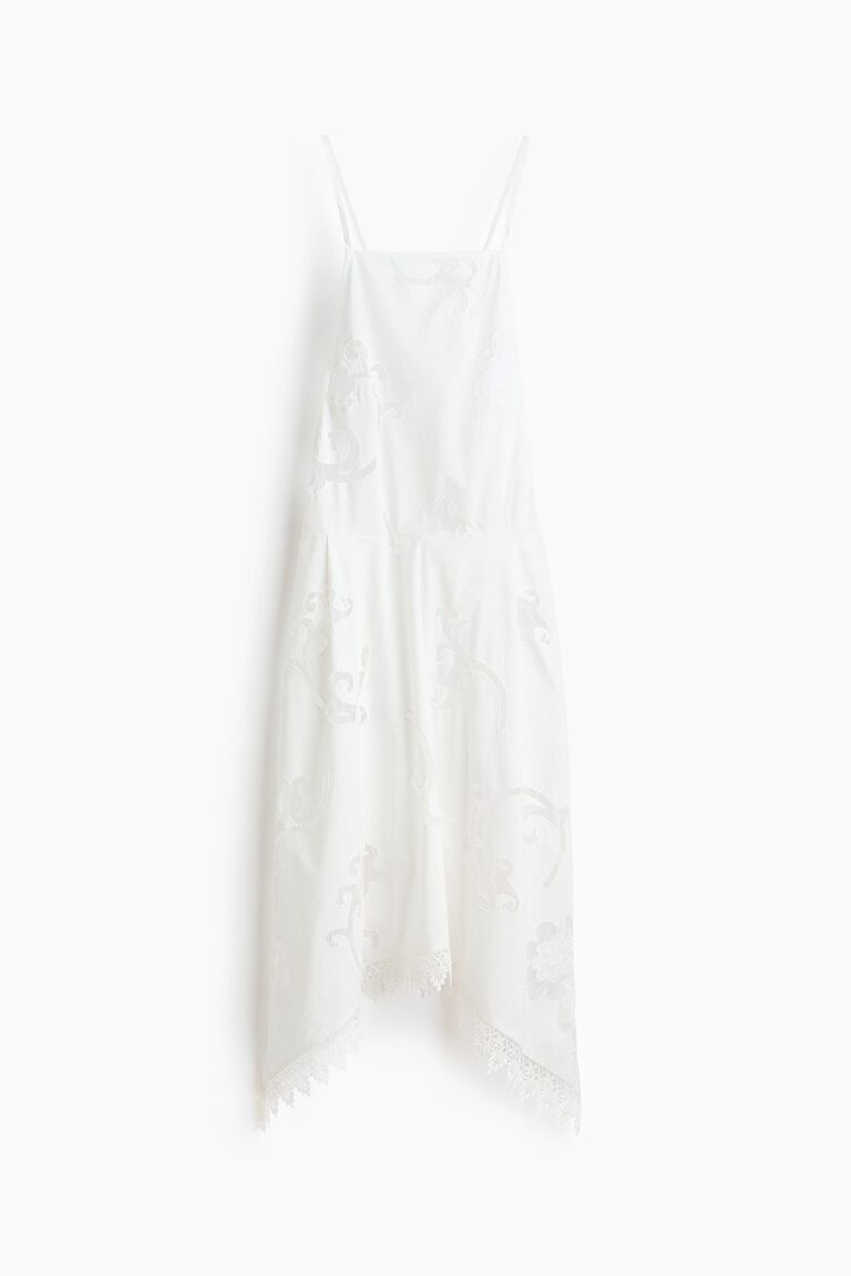 Broderie anglaise cotton dress