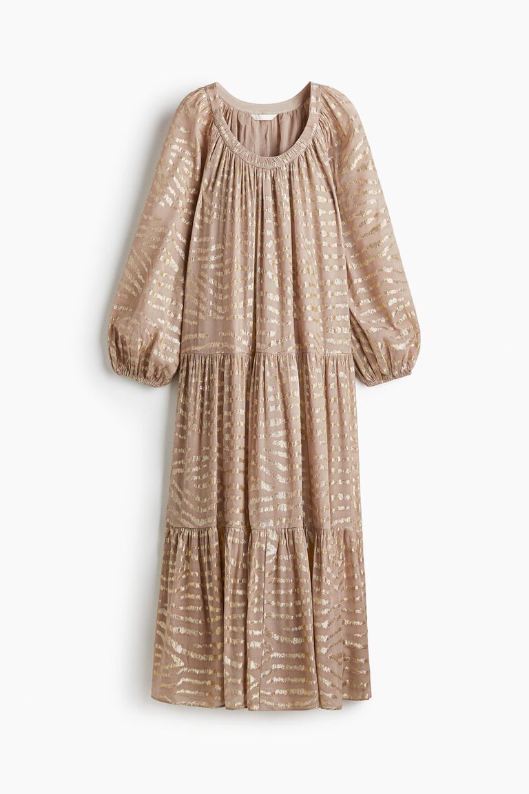 Jacquard-weave dress