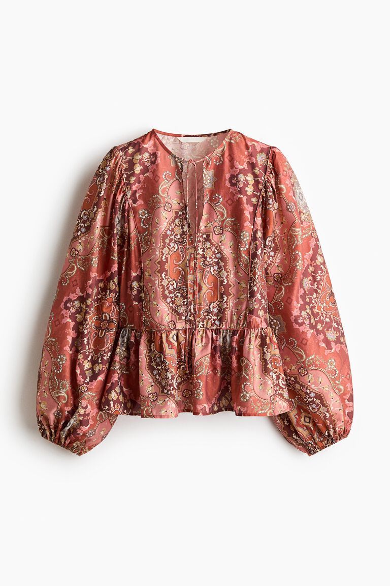 Peplum blouse