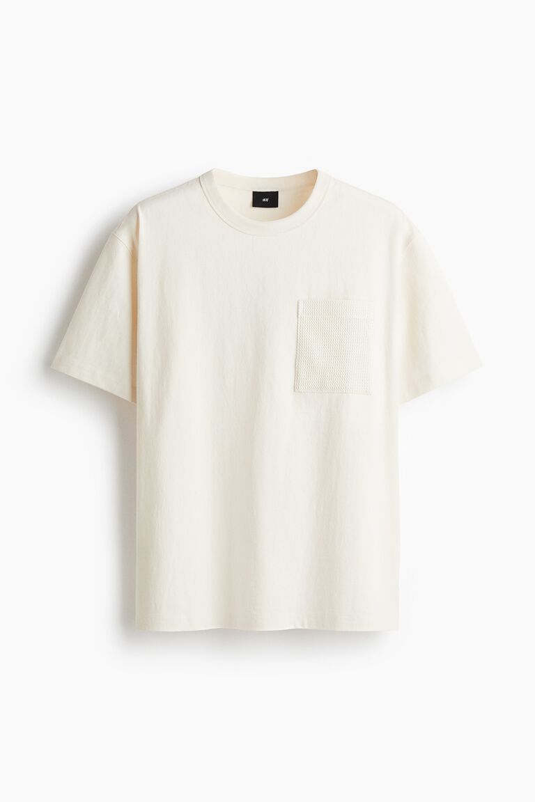 Loose Fit Pocket-detail T-shirt