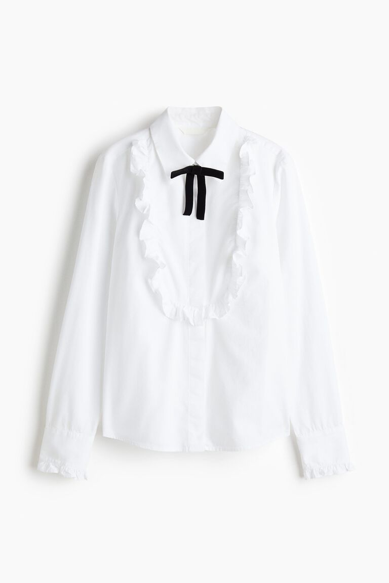 Tuxedo-style shirt