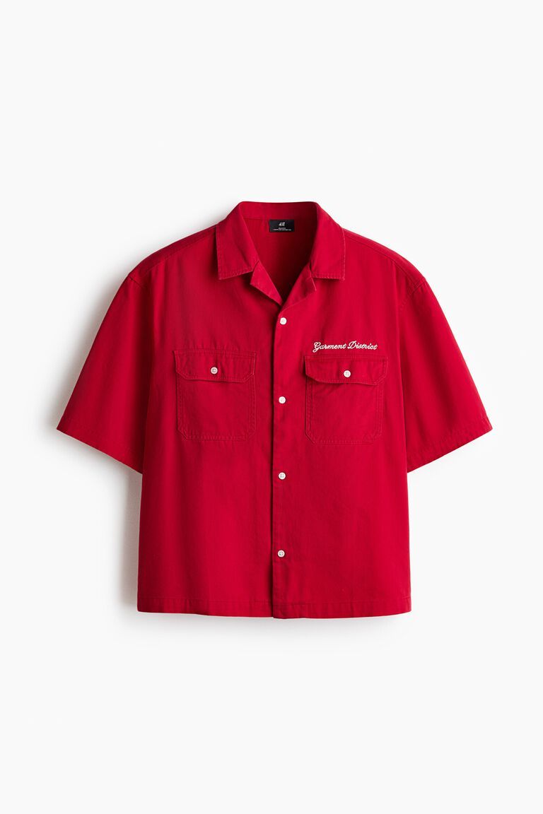 Relaxed Fit Short-sleeved utility shirt