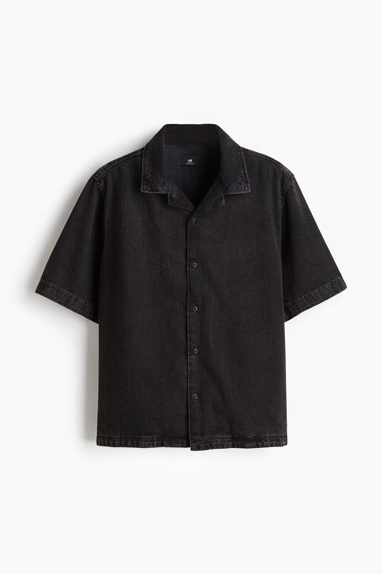 Regular Fit Denim resort shirt