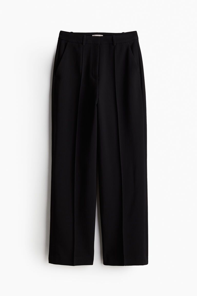 Crease-front trousers