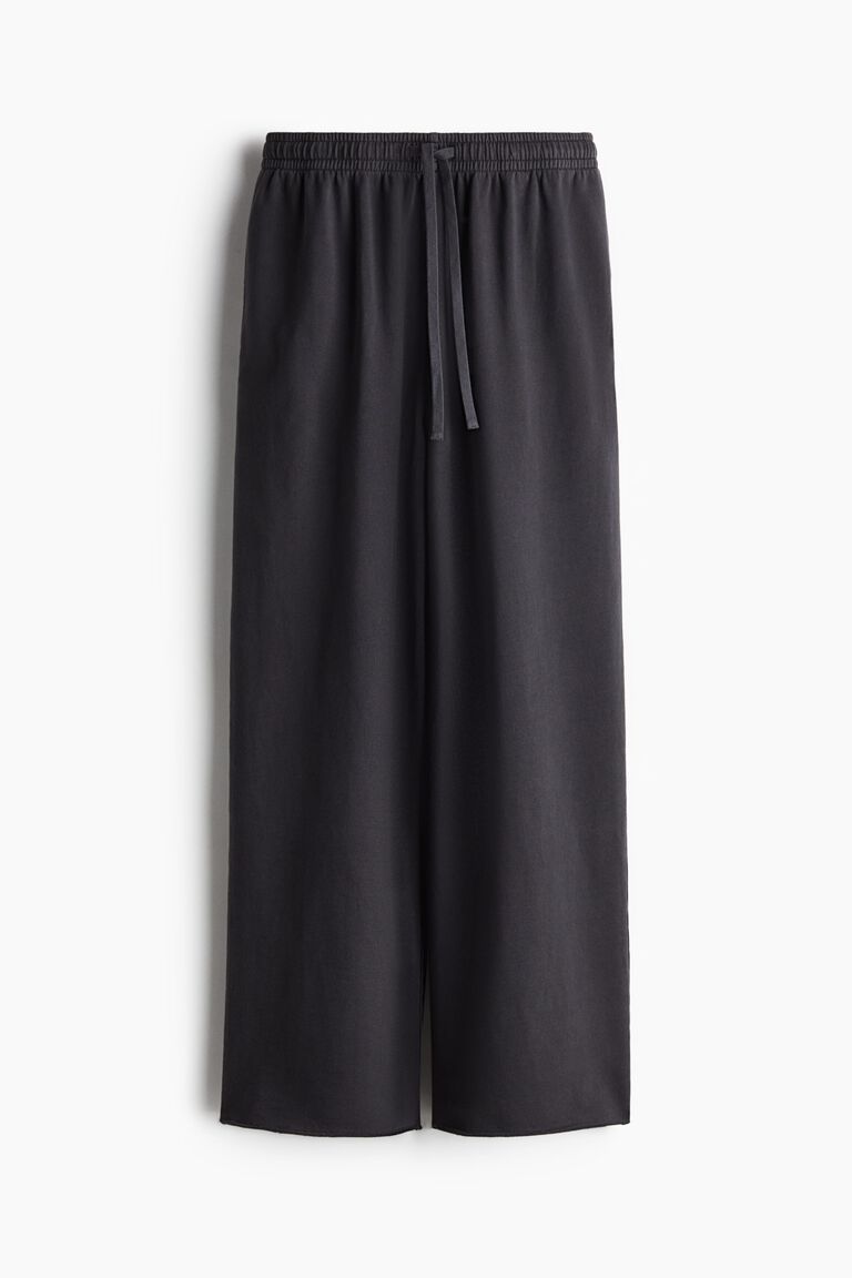 Washed cotton sweatpants