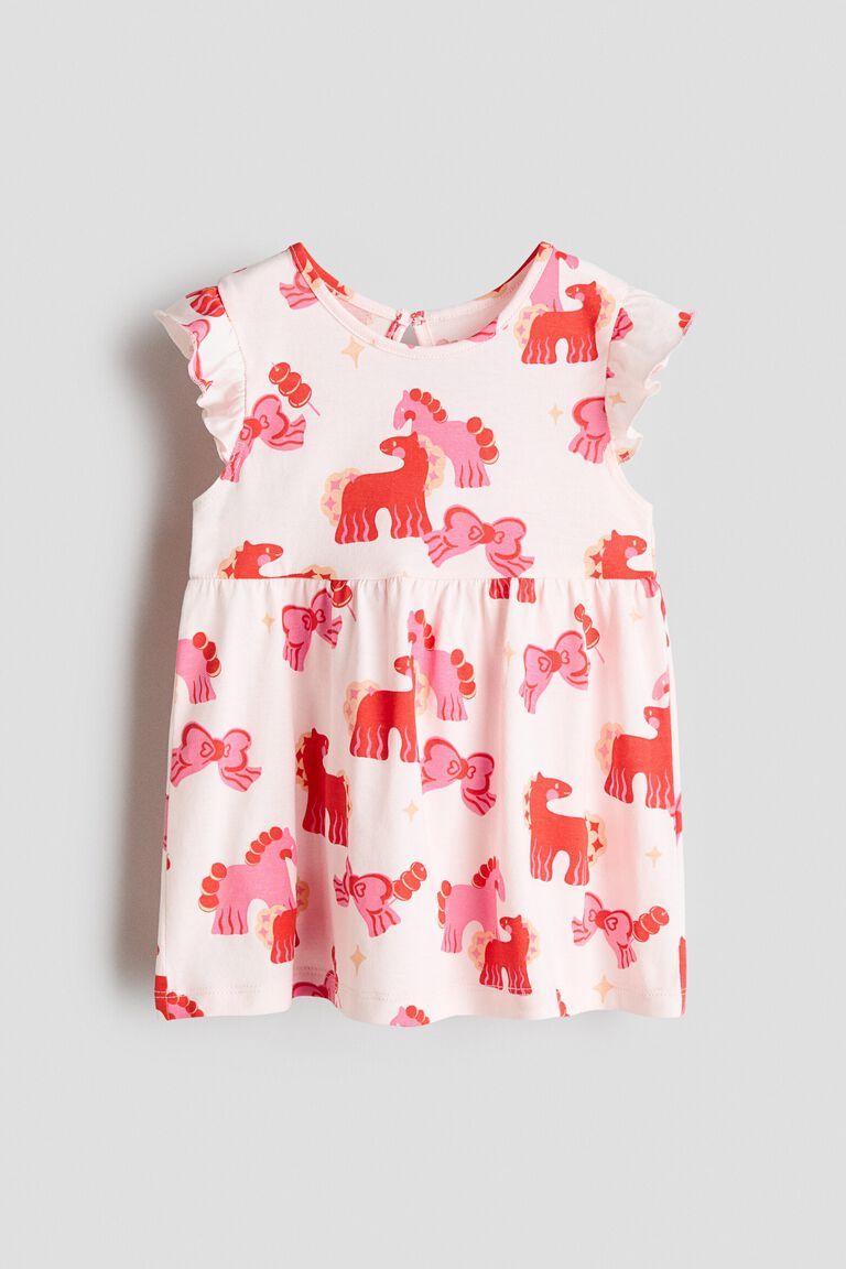 Printed cotton dress