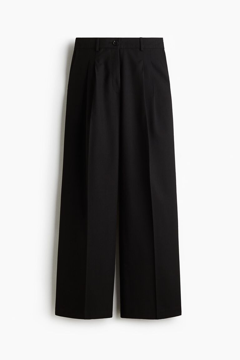 Wide tailored trousers