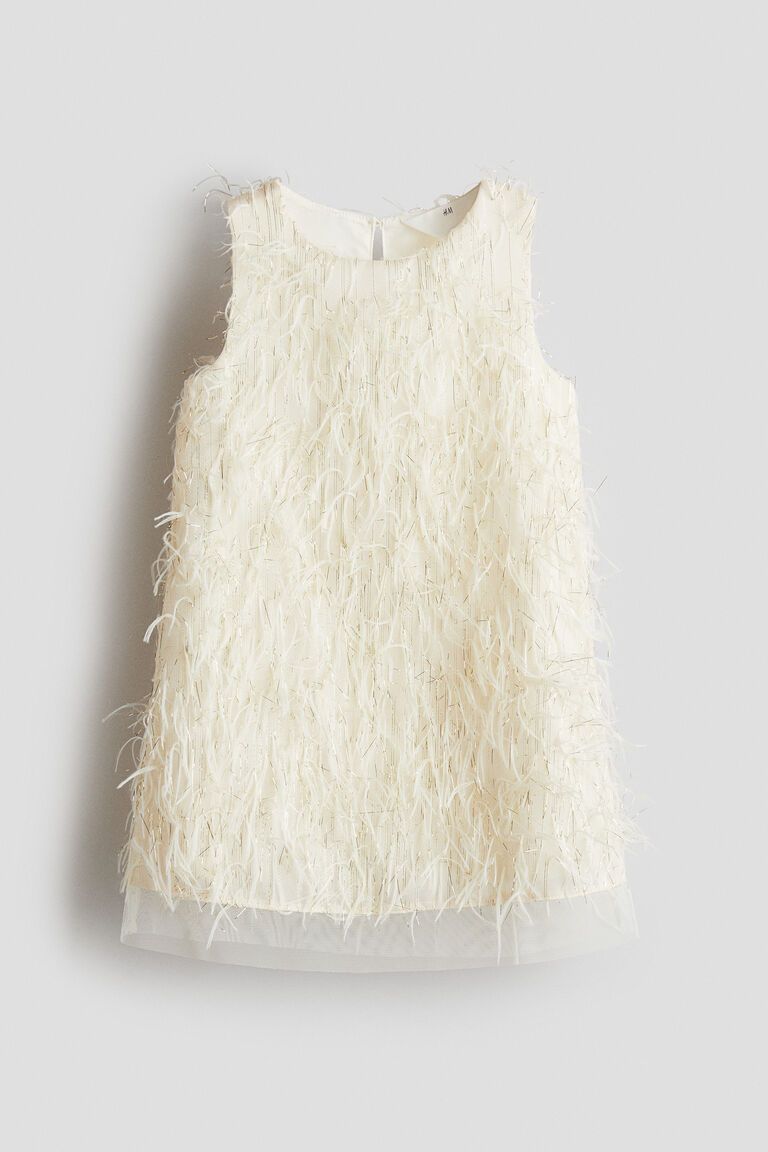 Glittery fringe dress