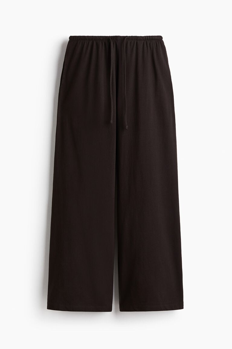 Cotton drawstring trousers