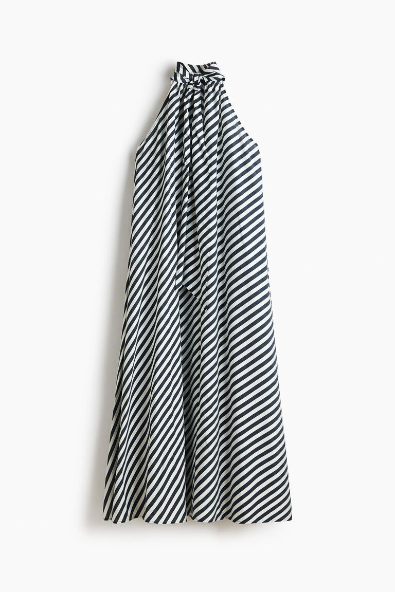 Tie-detail A-line dress