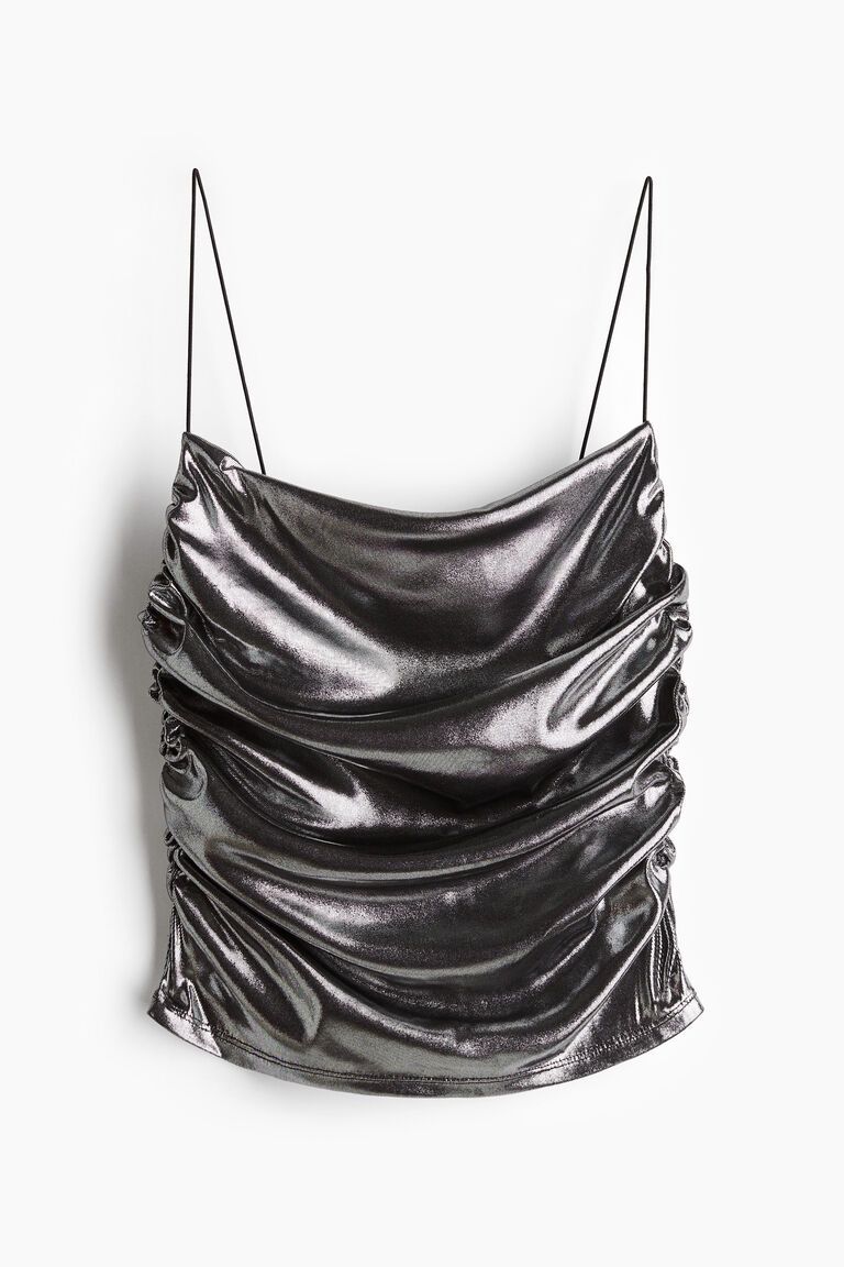 Draped strappy top