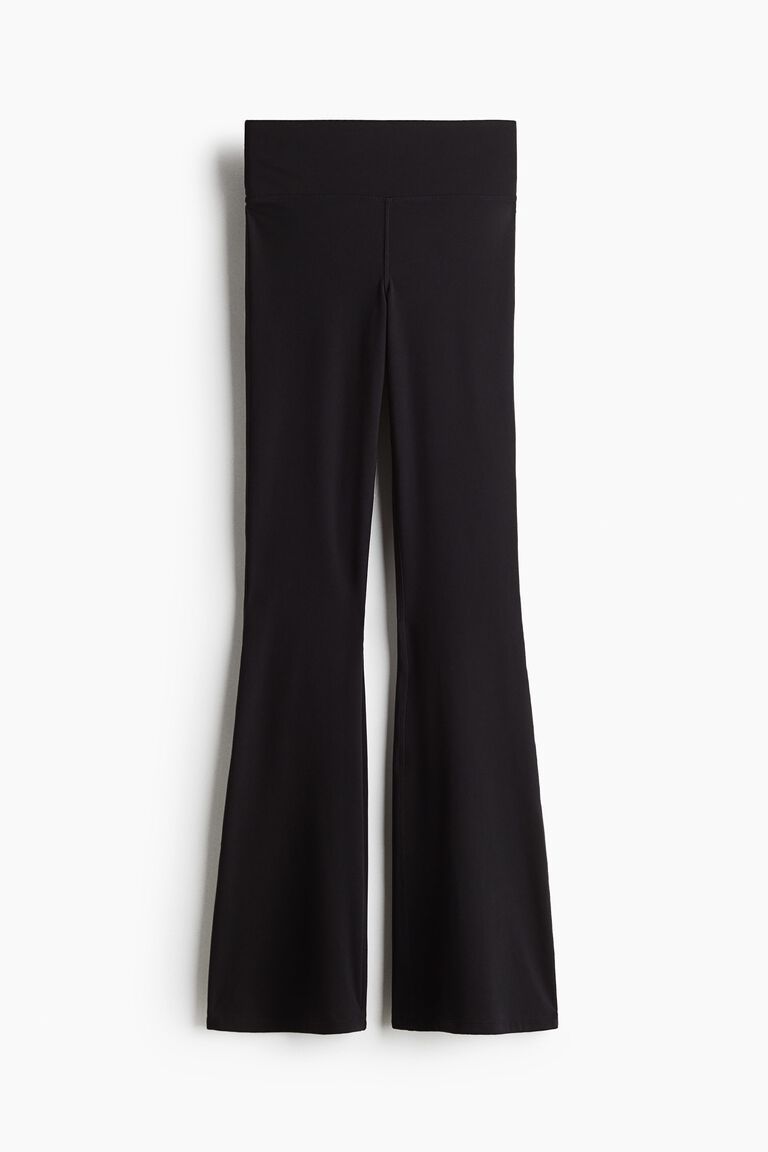 Flared interlock leggings