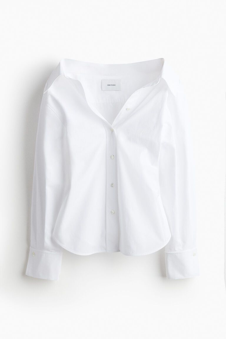 Fitted cotton shirt