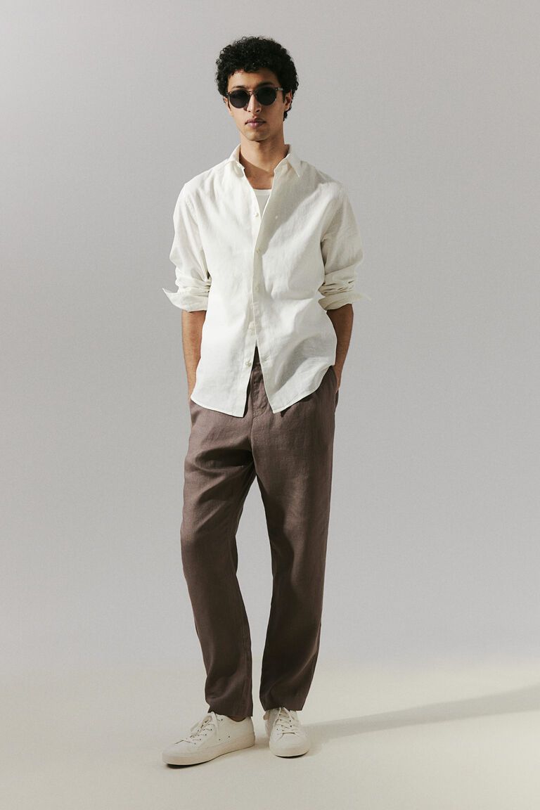 Regular Fit Linen trousers
