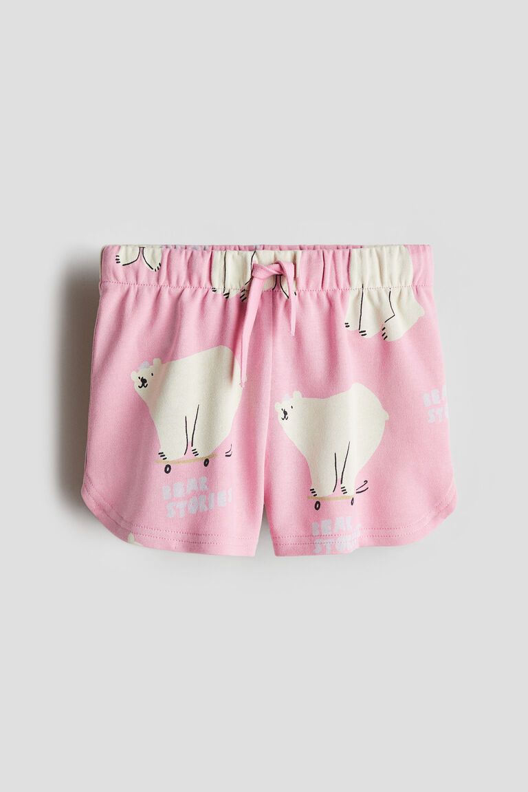 Printed sweatshorts