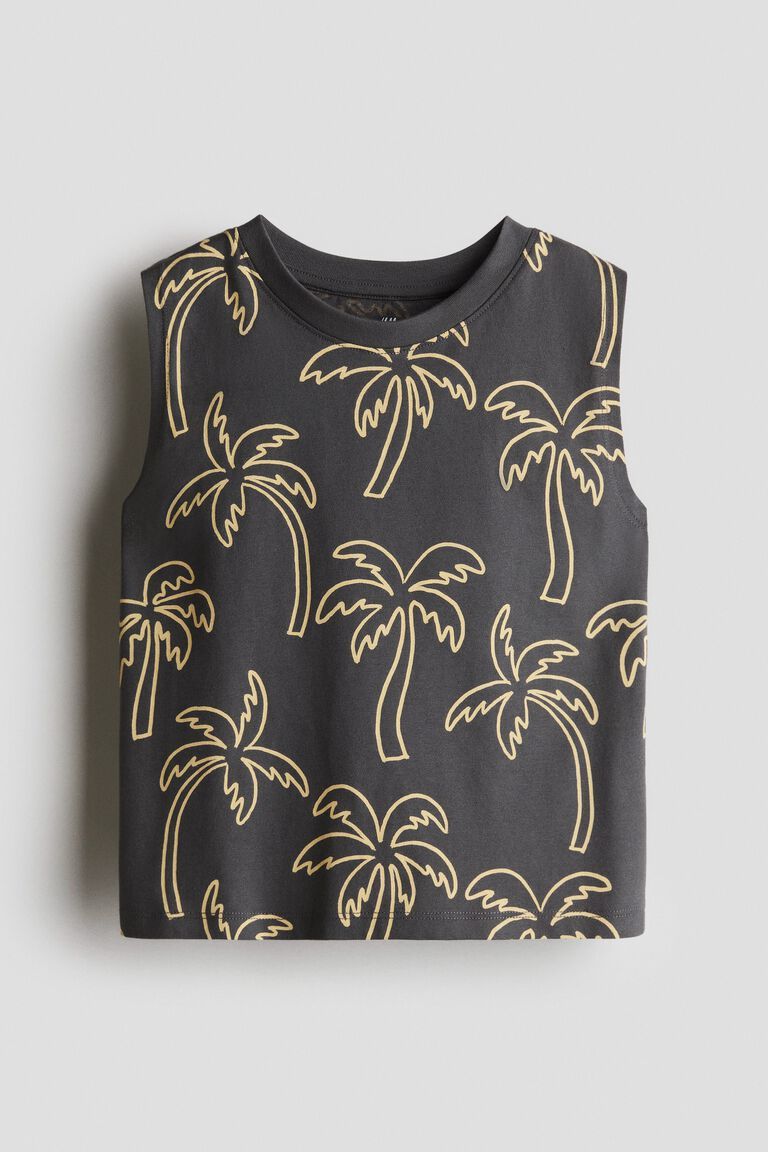 Printed vest top