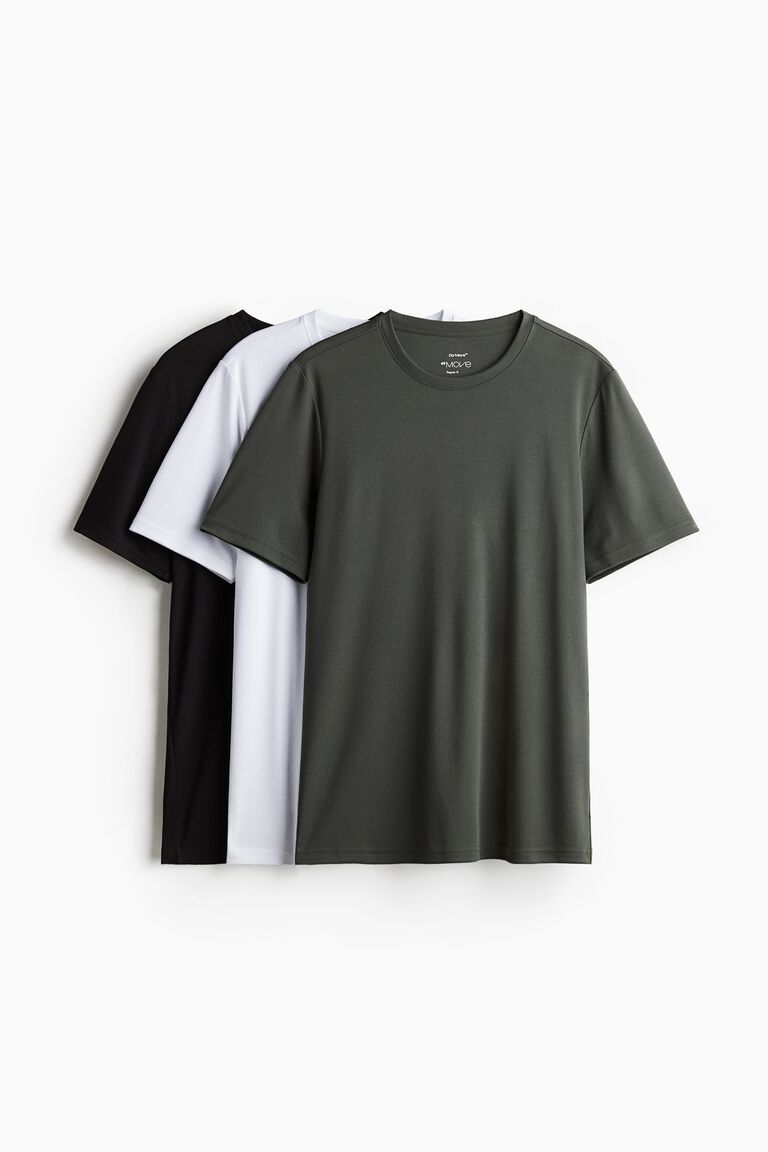 3-pack Regular Fit sports tops with DryMove™