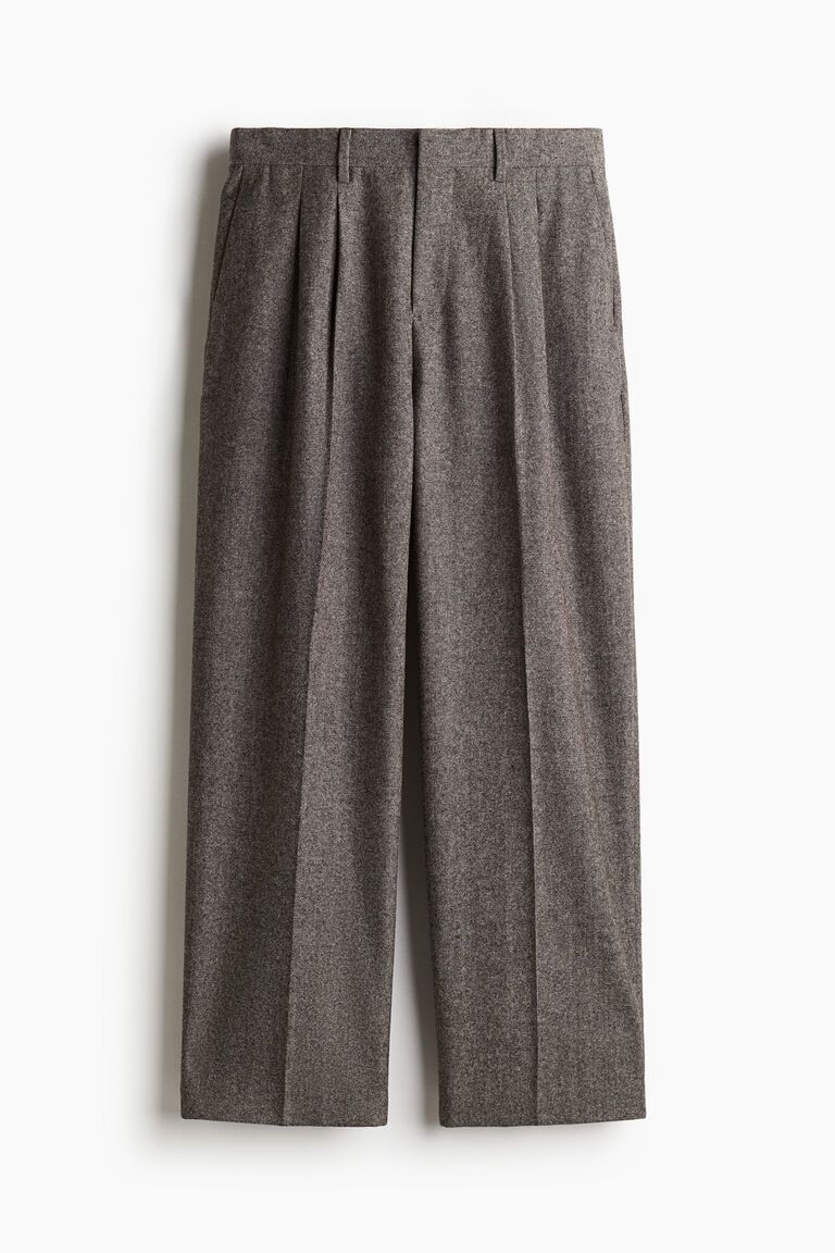 Loose Fit Wool-blend trousers