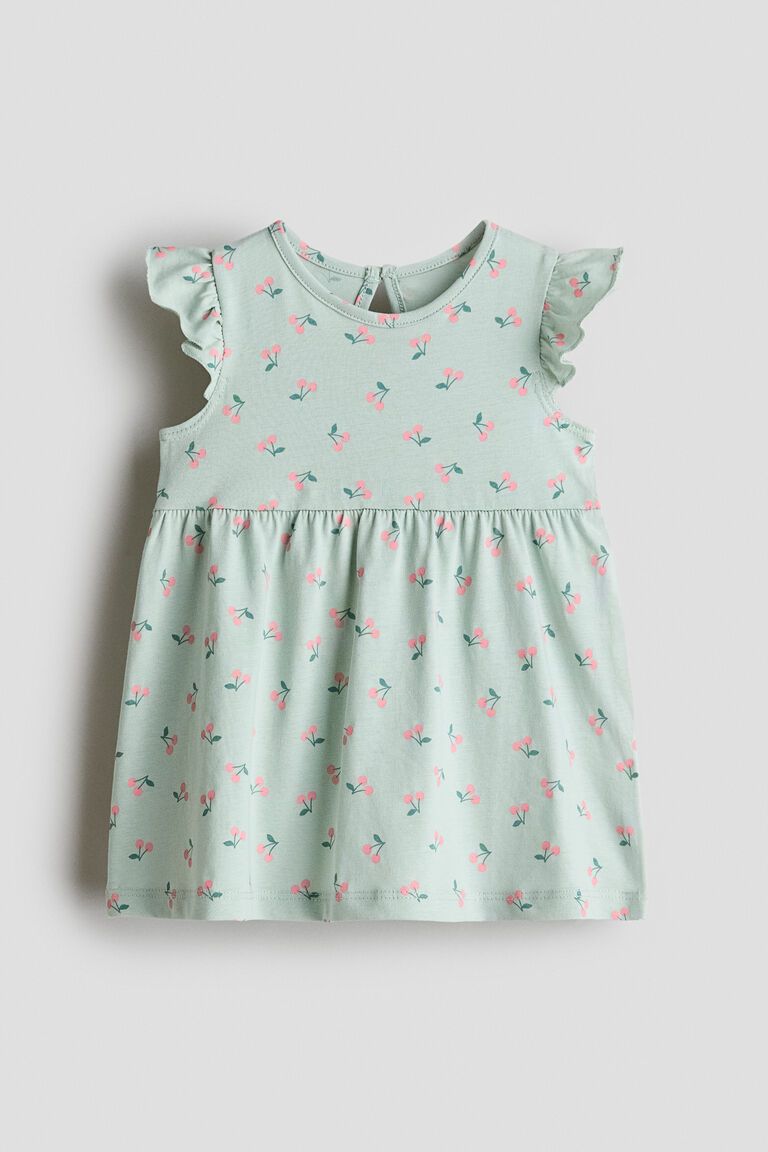 Printed cotton dress