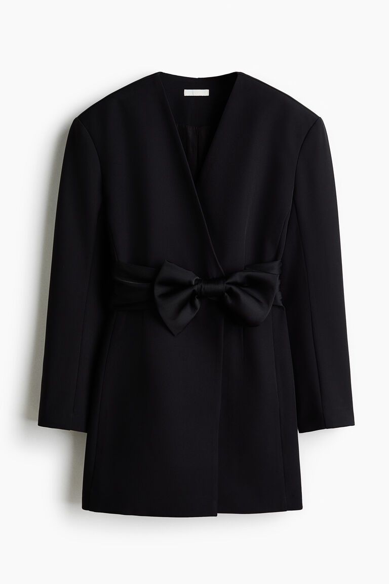 Bow-detail dress