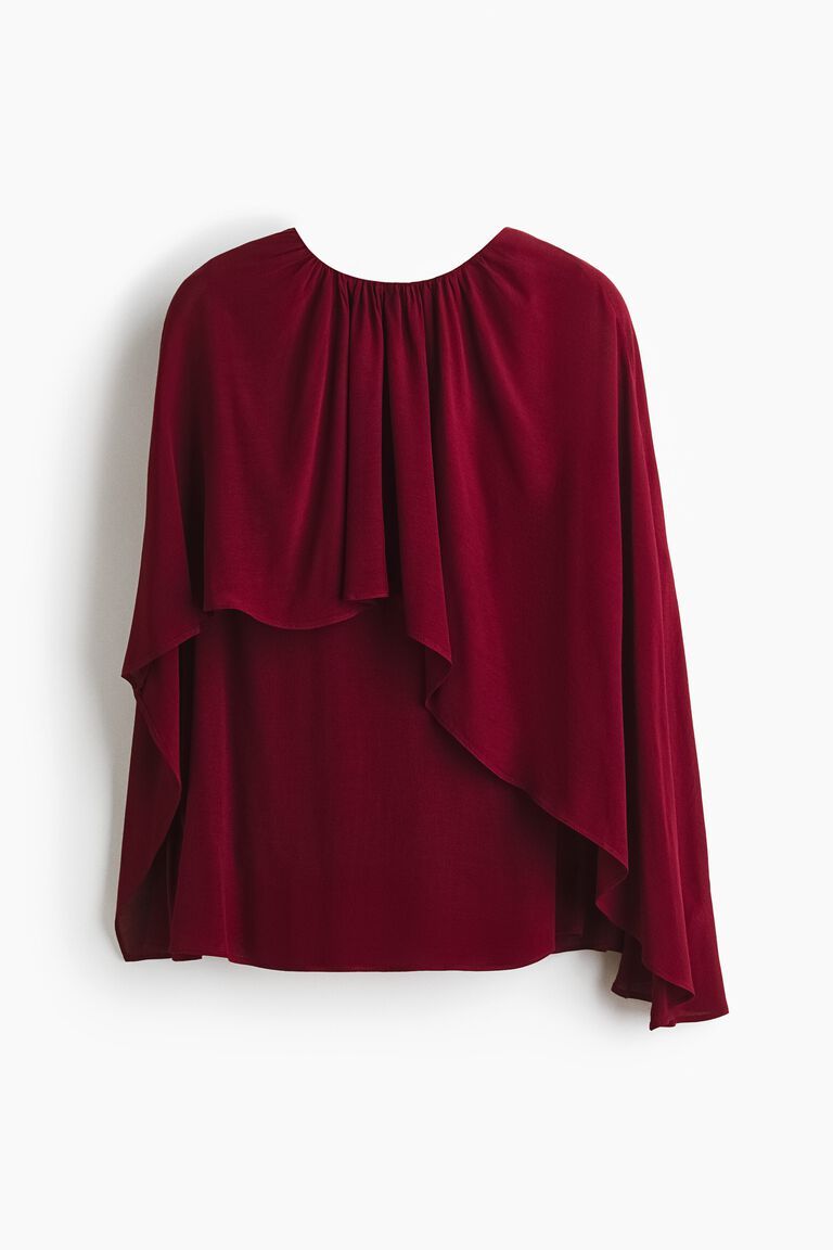 Cape blouse
