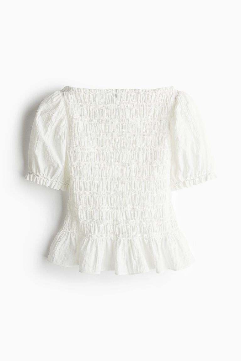 Smocked blouse