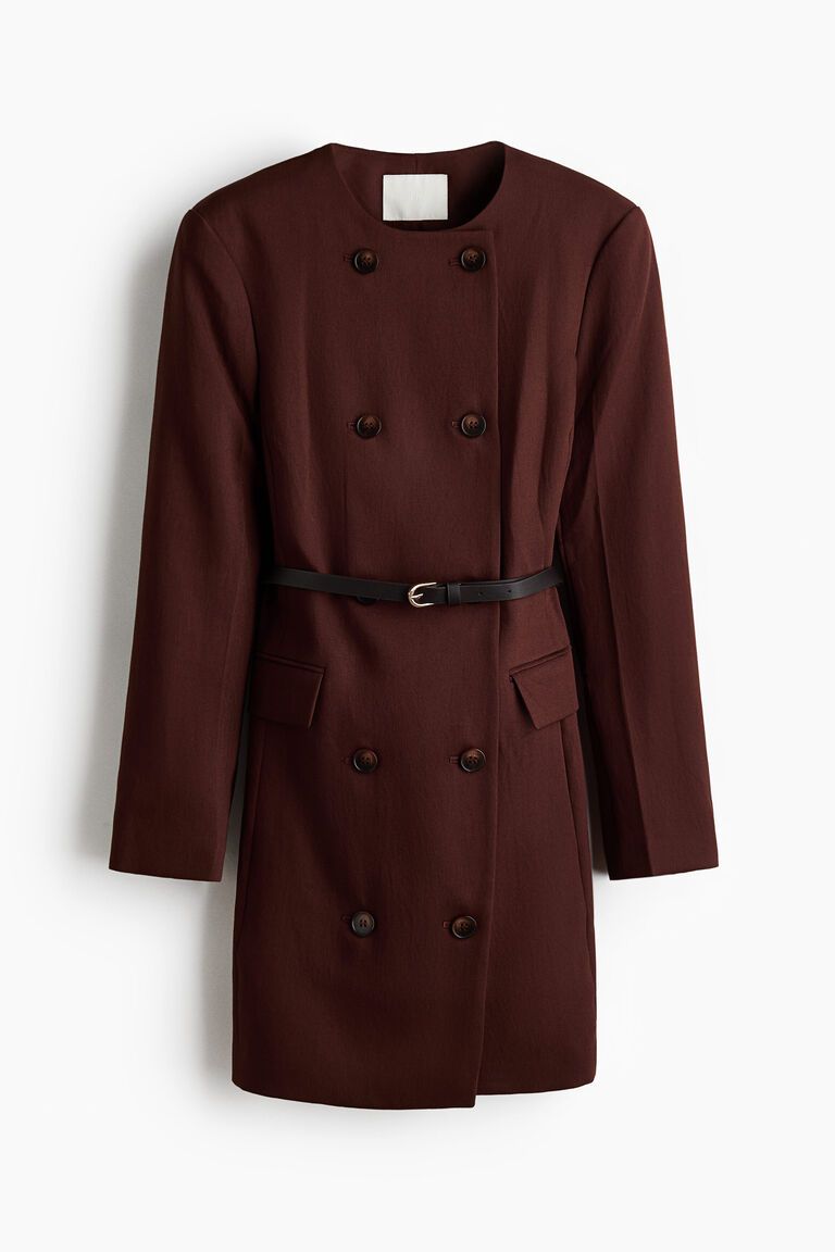Double-breasted blazer dress