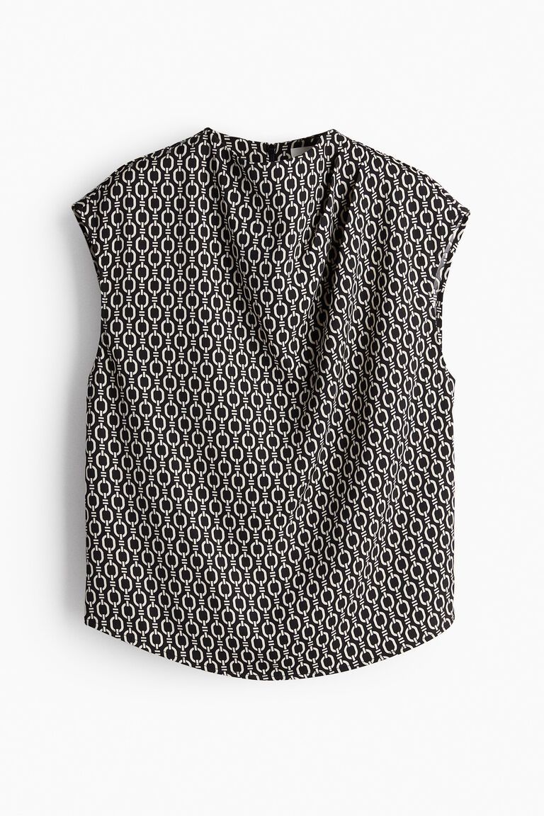 Draped blouse