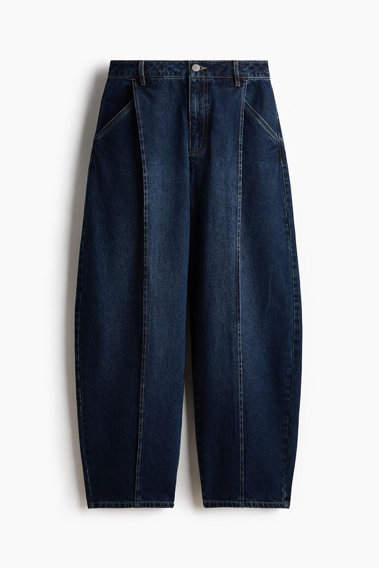 Barrel Regular Waist Jeans